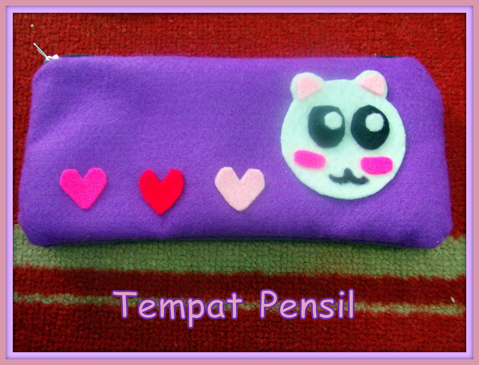 TEMPAT PENSIL CANTIK d=(´ )=b Karlina Flanel